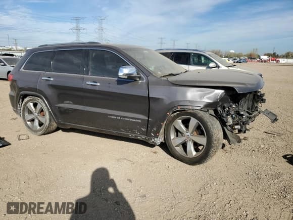 ✅ 2014 Jeep Grand Cherokee Overland • VIN: 1C4RJFCG4EC254722 • Lot: 90532605. Listed on Copart with 86,851 mi. Free auction sales archive from the USA and detailed vehicle history report at DreamBid. Image 4.