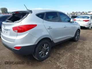 2014 Hyundai Tucson GLS with VIN KM8JT3AF8EU894227, listed as a IAAI auction lot 43262084 with 120,601 mi miles and . Bid and sale history available at DreamBid. Image 4.