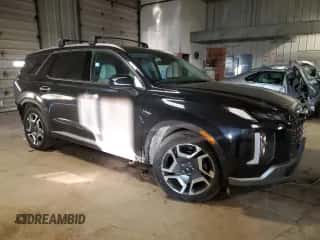 2023 Hyundai Palisade SEL with VIN KM8R4DGE3PU513469, listed as a Copart auction lot 40023694 with 17,976 mi miles and . Bid and sale history available at DreamBid. Image 4.