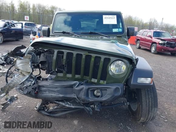 ✅ 2022 Jeep Wrangler Unlimited Sport S • VIN: 1C4HJXDG4NW176957 • Lot: 42143113. Listed on IAAI with 48,546 mi. Free auction sales archive from the USA and detailed vehicle history report at DreamBid. Image 12.