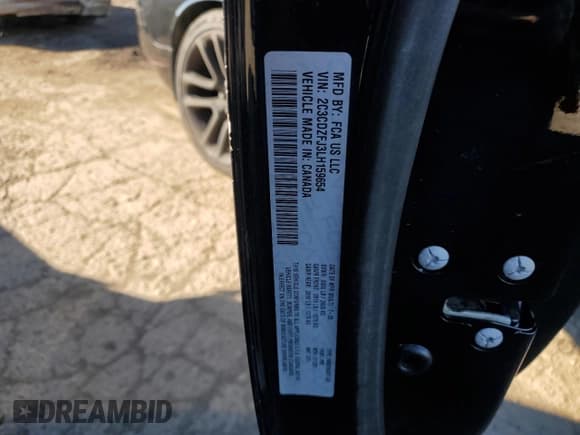 ✅ 2020 Dodge Challenger R/T Scat Pack Widebody • VIN: 2C3CDZFJ3LH159654 • Lot: 79112314. Wystawiony na Copart z przebiegiem 34 489 mil. Bezpłatny archiwum sprzedaży aukcyjnych z USA i szczegółowy raport historii pojazdu na DreamBid. Zdjęcie 12.