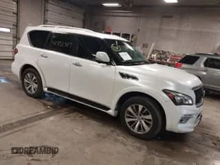 ✅ 2017 Infiniti QX80 Signature Edition • VIN: JN8AZ2NE2H9154196 • Lot: 41932347. Listed on IAAI with 129,459 mi. Free auction sales archive from the USA and detailed vehicle history report at DreamBid. Image 1.