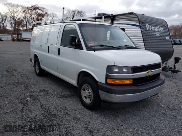 ✅ 2020 Chevrolet Express Cargo • VIN: 1GCWGAFP7L1257610 • Lot: 90265295. Listed on Copart with Not provided. Free auction sales archive from the USA and detailed vehicle history report at DreamBid. Image 4.