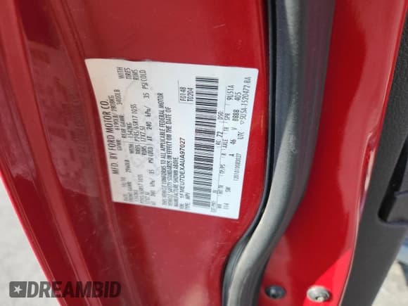 ✅ 2010 Ford Explorer XLT • VIN: 1FMEU7DEXAUA97027 • Lot: 93079405. Wystawiony na Copart z przebiegiem 99 108 mil. Bezpłatny archiwum sprzedaży aukcyjnych z USA i szczegółowy raport historii pojazdu na DreamBid. Zdjęcie 14.