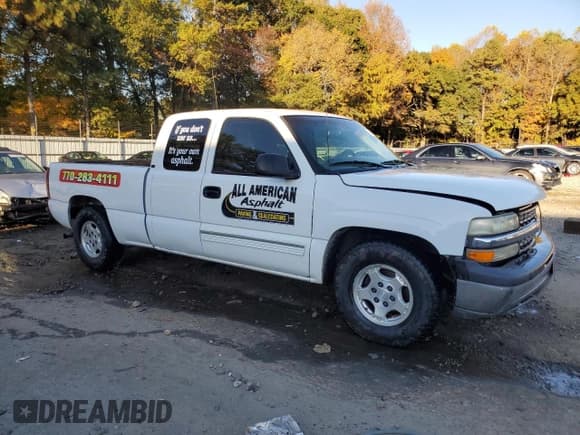✅ 2000 Chevrolet Silverado 1500 LS • VIN: 2GCEC19T8Y1128535 • Lot: 90854945. Listed on Copart with Not provided. Free auction sales archive from the USA and detailed vehicle history report at DreamBid. Image 4.