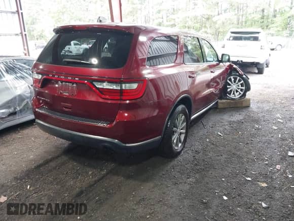 2018 Dodge Durango SXT with VIN 1C4RDJAG0JC463012, listed as a IAAI auction lot 43419946 with 59,407 mi miles and . Bid and sale history available at DreamBid. Image 4.