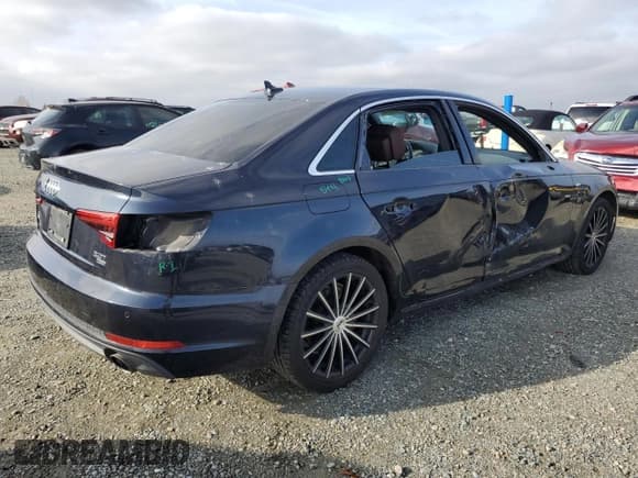 ✅ 2017 Audi A4 ultra Premium Plus • VIN: WAULMAF48HA179554 • Лот: 81547894. Опубликован ранее на Copart с пробегом 72 157 миль. Бесплатный доступ к архиву аукционных продаж из США и подробный отчёт об истории автомобиля на DreamBid. Изображение 3.