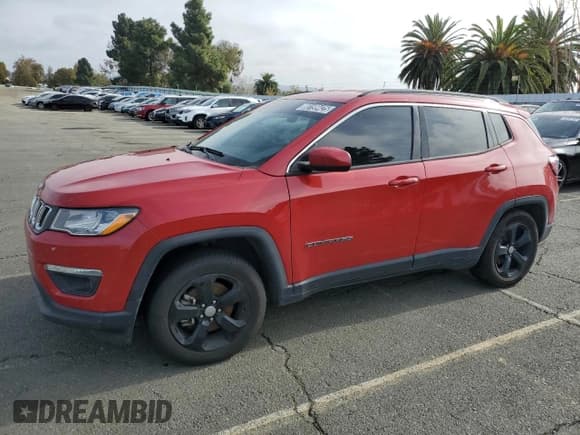 ✅ 2020 Jeep Compass Latitude • VIN: 3C4NJCBB0LT235122 • Lot: 80199425. Listed on Copart with 102,638 mi. Free auction sales archive from the USA and detailed vehicle history report at DreamBid. Image 1.