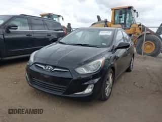 2012 Hyundai Accent GLS with VIN KMHCU4AEXCU168949, listed as a IAAI auction lot 43547021 with 140,527 mi miles and . Bid and sale history available at DreamBid. Image 2.