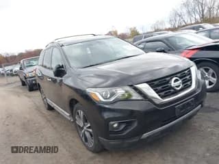 ✅ 2018 Nissan Pathfinder Platinum • VIN: 5N1DR2MM9JC628909 • Лот: 43579480. Опубликован ранее на IAAI с пробегом 149 502 миль. Бесплатный доступ к архиву аукционных продаж из США и подробный отчёт об истории автомобиля на DreamBid. Изображение 1.