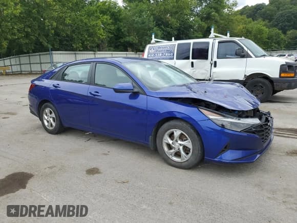 ✅ 2022 Hyundai Elantra SE • VIN: KMHLL4AG9NU308643 • Lot: 68815955. Listed on Copart with 64,088 mi. Free auction sales archive from the USA and detailed vehicle history report at DreamBid. Image 4.