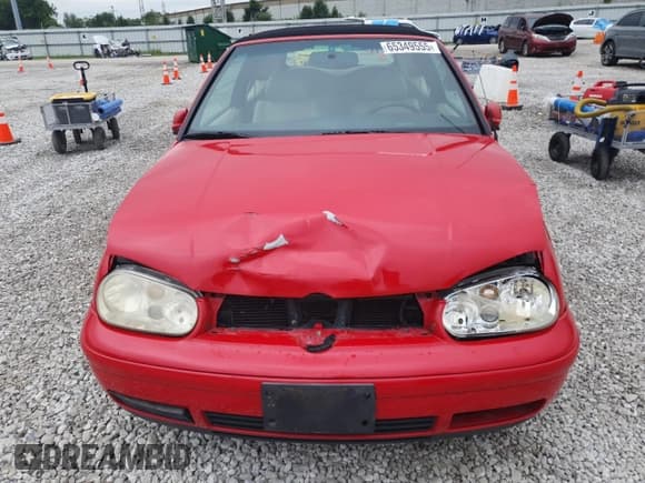 ✅ 2001 Volkswagen Cabriolet GLX • VIN: 3VWDC21V61M803051 • Lot: 65349555. Listed on Copart with 132,819 mi. Free auction sales archive from the USA and detailed vehicle history report at DreamBid. Image 5.