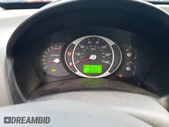 2007 Hyundai Tucson SE z VIN KM8JN72D97U671082, wystawiony jako Copart lot #81786064 z przebiegiem 122 431 mil mil oraz Szkoda całkowita • Salvage title. Historia ofert i sprzedaży dostępna na DreamBid. Obrazek 9.