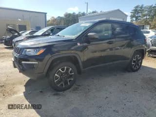 ✅ 2021 Jeep Compass Trailhawk • VIN: 3C4NJDDB4MT584580 • Lot: 91821215. Listed on Copart with 120,317 mi. Free auction sales archive from the USA and detailed vehicle history report at DreamBid. Image 1.