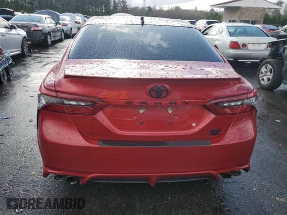 2021 Toyota Camry XSE with VIN 4T1K61BKXMU041662, listed as a Copart auction lot 81491914 with 64,807 mi miles and Salvage title. Bid and sale history available at DreamBid. Image 6.