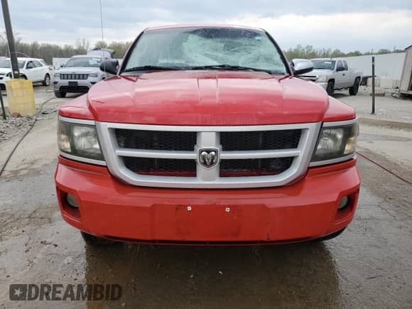 2008 Dodge Dakota SXT with VIN 1D7HE32K28S577672, listed as a Copart auction lot 53065165 with 189,532 mi miles and Salvage title. Bid and sale history available at DreamBid. Image 5.