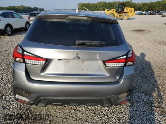 2021 Mitsubishi Outlander ES with VIN JA4APUAU8MU036584, listed as a Copart auction lot 82076805 with 53,924 mi miles and Salvage title. Bid and sale history available at DreamBid. Image 6.
