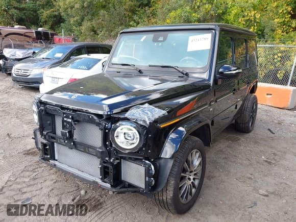 ✅ 2023 Mercedes-Benz G 550 • VIN: W1NYC6BJ0PX480912 • Lot: 43243789. Listed on IAAI with 13,950 mi. Free auction sales archive from the USA and detailed vehicle history report at DreamBid. Image 2.