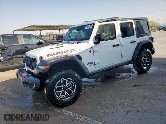 ✅ 2024 Jeep Wrangler Rubicon • VIN: 1C4PJXFG5RW284292 • Лот: 58743975. Опубликован ранее на Copart с пробегом 17 971 миль. Бесплатный доступ к архиву аукционных продаж из США и подробный отчёт об истории автомобиля на DreamBid. Изображение 1.