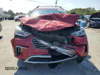 2017 Hyundai Santa Fe SE z VIN KM8SN4HF1HU236523, wystawiony jako Copart lot #80639605 z przebiegiem Nie podano mil oraz Szkoda całkowita • Salvage title. Historia ofert i sprzedaży dostępna na DreamBid. Obrazek 5.