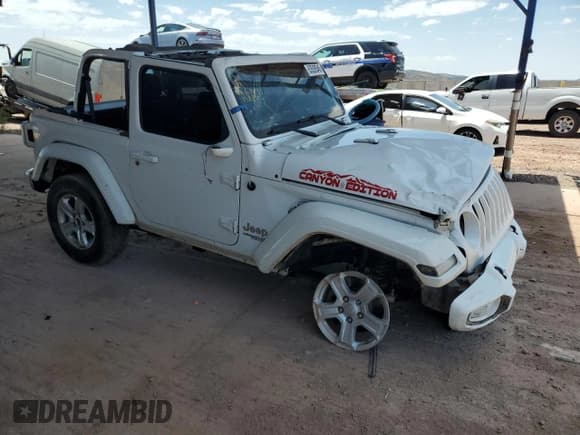 ✅ 2020 Jeep Wrangler Sport S • VIN: 1C4GJXAG8LW236820 • Lot: 63528545. Listed on Copart with 63,934 mi. Free auction sales archive from the USA and detailed vehicle history report at DreamBid. Image 4.