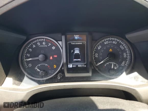 ✅ 2021 Toyota Tacoma SR5 • VIN: 3TYBZ5DN0MT000461 • Lot: 63437695. Listed on Copart with 80,017 mi. Free auction sales archive from the USA and detailed vehicle history report at DreamBid. Image 9.