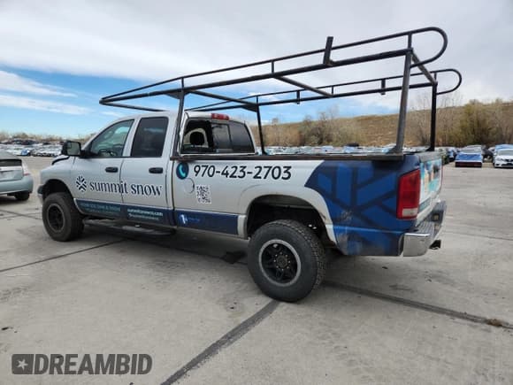 ✅ 2003 Dodge 2500 ST • VIN: 3D7KU28D53G780874 • Lot: 92510925. Listed on Copart with 149,750 mi. Free auction sales archive from the USA and detailed vehicle history report at DreamBid. Image 2.