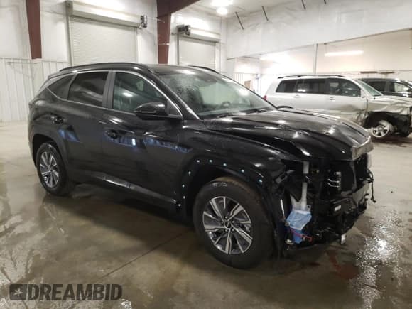 ✅ 2023 Hyundai Tucson Blue • VIN: KM8JBCA13PU097779 • Lot: 63171834. Wystawiony na Copart z przebiegiem 18 976 mil. Bezpłatny archiwum sprzedaży aukcyjnych z USA i szczegółowy raport historii pojazdu na DreamBid. Zdjęcie 4.