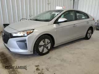 2018 Hyundai Ioniq Blue z VIN KMHC65LC2JU088750, wystawiony jako Copart lot #57034334 z przebiegiem 122 031 mil mil oraz Szkoda całkowita • Salvage title. Historia ofert i sprzedaży dostępna na DreamBid. Obrazek 1.