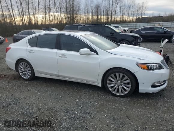 ✅ 2014 Acura RLX Advance • VIN: JH4KC1F91EC003618 • Lot: 46233885. Listed on Copart with 75,361 mi. Free auction sales archive from the USA and detailed vehicle history report at DreamBid. Image 4.