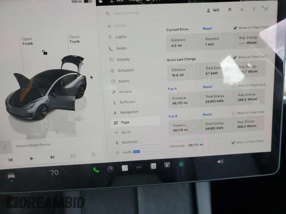 ✅ 2022 Tesla Model 3 Long Range • VIN: 5YJ3E1EB1NF253383 • Лот: 82431875. Опубликован ранее на Copart с пробегом 96 175 миль. Бесплатный доступ к архиву аукционных продаж из США и подробный отчёт об истории автомобиля на DreamBid. Изображение 9.