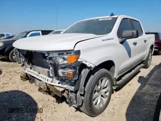 2023 Chevrolet Silverado 1500 Custom с VIN 3GCPABEK9PG109354, выставлен на аукционе Copart как лот 42361005 с пробегом 57 974 миль миль и Списание • Salvage title. История ставок и продаж доступна на DreamBid. Изображение 1.