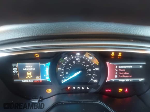 ✅ 2020 Ford Fusion SE • VIN: 3FA6P0LU9LR229520 • Lot: 43575006. Listed on IAAI with 54,509 mi. Free auction sales archive from the USA and detailed vehicle history report at DreamBid. Image 7.