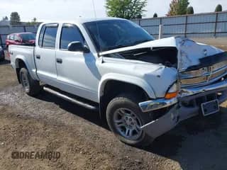 2003 Dodge Dakota SLT with VIN 1D7HG48N63S363780, listed as a IAAI auction lot 43429171 with 183,475 mi miles and . Bid and sale history available at DreamBid. Image 1.