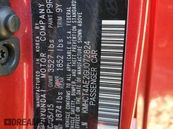 ✅ 2016 Hyundai Accent SE • VIN: KMHCT4AE2GU072824 • Лот: 75607404. Опубликован ранее на Copart с пробегом 113 475 миль. Бесплатный доступ к архиву аукционных продаж из США и подробный отчёт об истории автомобиля на DreamBid. Изображение 14.