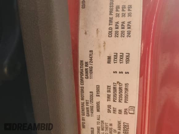 ✅ 2004 Chevrolet Colorado LS ZQ8 • VIN: 1GCCS196648169287 • Лот: 46291145. Опубликован ранее на Copart с пробегом 131 132 миль. Бесплатный доступ к архиву аукционных продаж из США и подробный отчёт об истории автомобиля на DreamBid. Изображение 12.