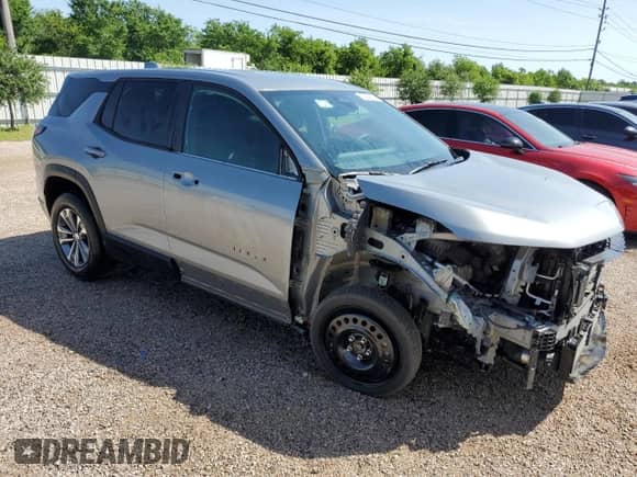 2025 Chevrolet Equinox FWD LT with VIN 3GNAXHEG7SL227705, listed as a Copart auction lot 54619805 with 8,415 mi miles and Clean title. Bid and sale history available at DreamBid. Image 4.