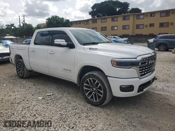 2025 Ram 1500 Limited with VIN 1C6SRFHP8SN570621, listed as a Copart auction lot 81669665 with 5,954 mi miles and Non repairable. Bid and sale history available at DreamBid. Image 4.