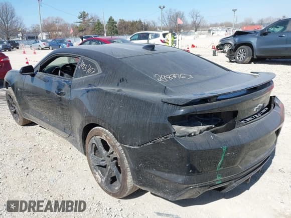 ✅ 2020 Chevrolet Camaro 1SS • VIN: 1G1FF1R73L0110083 • Lot: 41752871. Listed on IAAI with Not provided. Free auction sales archive from the USA and detailed vehicle history report at DreamBid. Image 3.