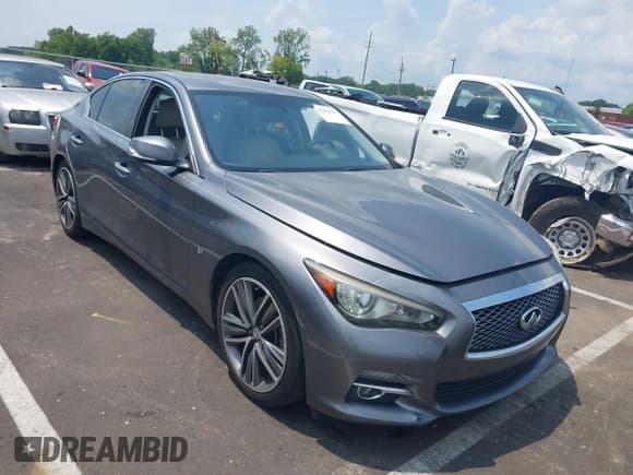 ✅ 2014 Infiniti Q50 Sport • VIN: JN1BV7AP9EM679784 • Lot: 42870633. Wystawiony na IAAI z przebiegiem 174 951 mil. Bezpłatny archiwum sprzedaży aukcyjnych z USA i szczegółowy raport historii pojazdu na DreamBid. Zdjęcie 1.