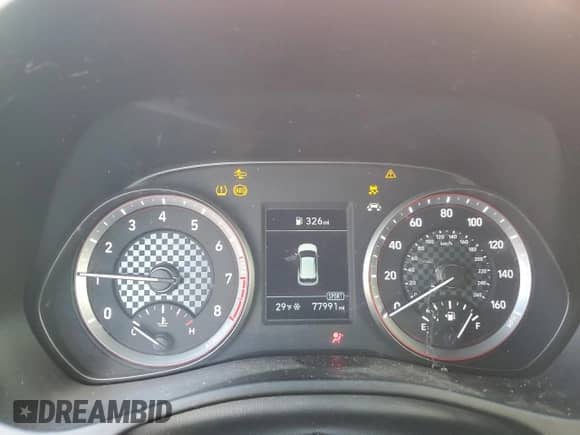 2019 Hyundai Veloster 2.0 z VIN KMHTG6AF3KU009362, wystawiony jako Copart lot #44273685 z przebiegiem 77 991 mil mil oraz Szkoda całkowita • Salvage title. Historia ofert i sprzedaży dostępna na DreamBid. Obrazek 9.