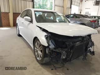 2014 Hyundai Genesis 3.8L with VIN KMHGC4DD5EU265261, listed as a IAAI auction lot 42823886 with 80,401 mi miles and . Bid and sale history available at DreamBid. Image 1.