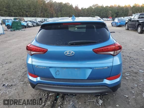 2016 Hyundai Tucson Limited with VIN KM8J33A20GU251113, listed as a Copart auction lot 90735895 with 136,096 mi miles and Clean title. Bid and sale history available at DreamBid. Image 6.