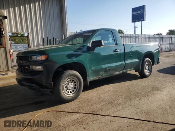✅ 2020 Chevrolet Silverado 1500 Work Truck • VIN: 3GCNWAEH8LG181776 • Lot: 83840815. Listed on Copart with 54,090 mi. Free auction sales archive from the USA and detailed vehicle history report at DreamBid. Image 1.