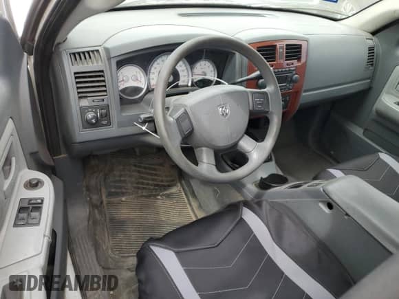 2005 Dodge Dakota SLT with VIN 1D7HW42K35S327369, listed as a Copart auction lot 71760844 with 193,331 mi miles and Salvage title. Bid and sale history available at DreamBid. Image 8.