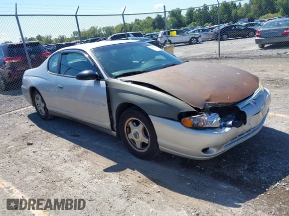 ✅ 2004 Chevrolet Monte Carlo LS • VIN: 2G1WW12E249135136 • Lot: 43163516. Listed on IAAI with 206,325 mi. Free auction sales archive from the USA and detailed vehicle history report at DreamBid. Image 1.