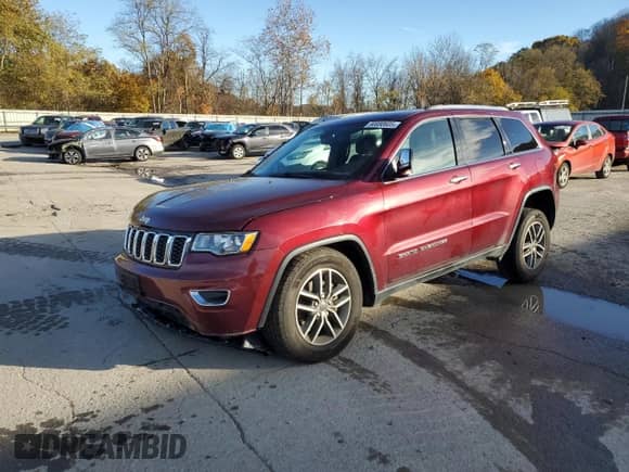 2020 Jeep Grand Cherokee Limited with VIN 1C4RJFBG8LC263812, listed as a Copart auction lot 90880605 with 61,090 mi miles and Salvage title. Bid and sale history available at DreamBid. Image 1.