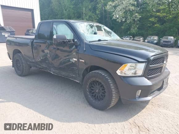 2019 Ram 1500 Tradesman with VIN 1C6RR7FT3KS547284, listed as a IAAI auction lot 42383370 with 78,216 mi miles and . Bid and sale history available at DreamBid. Image 1.