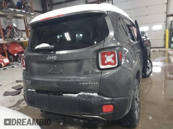 ✅ 2017 Jeep Renegade Limited • VIN: ZACCJBDB8HPF71761 • Лот: 41294808. Опубликован ранее на IAAI с пробегом 105 003 миль. Бесплатный доступ к архиву аукционных продаж из США и подробный отчёт об истории автомобиля на DreamBid. Изображение 17.