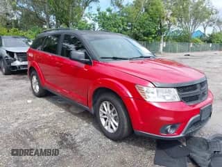 2015 Dodge Journey SXT z VIN 3C4PDCBGXFT743615, wystawiony jako IAAI lot #43374385 z przebiegiem 124 970 mil mil oraz . Historia ofert i sprzedaży dostępna na DreamBid. Obrazek 1.